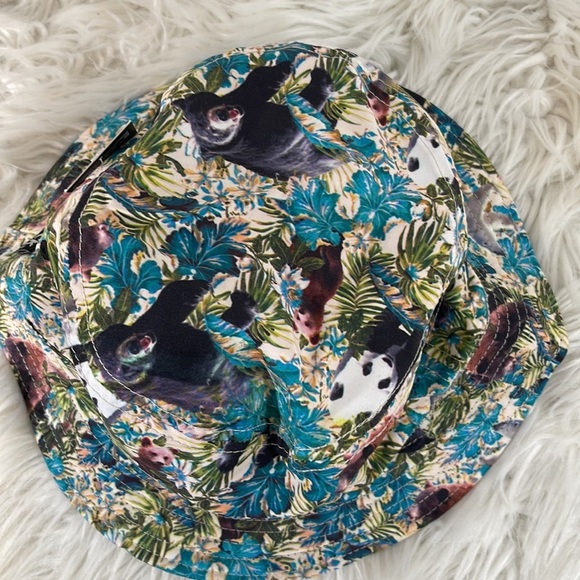 ORIGINAL CHUCK Panda Bear Tropical Zoo Bucket Hat New - Picture 5 of 7
